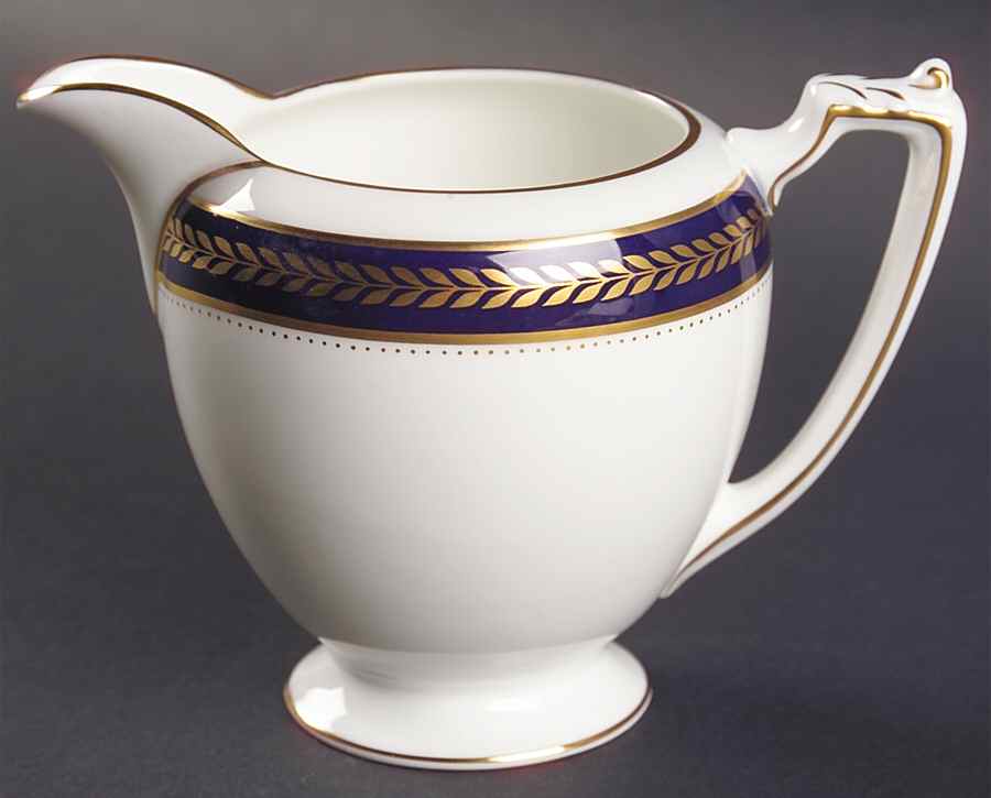 Blue Wheat Creamer by Coalport-1
