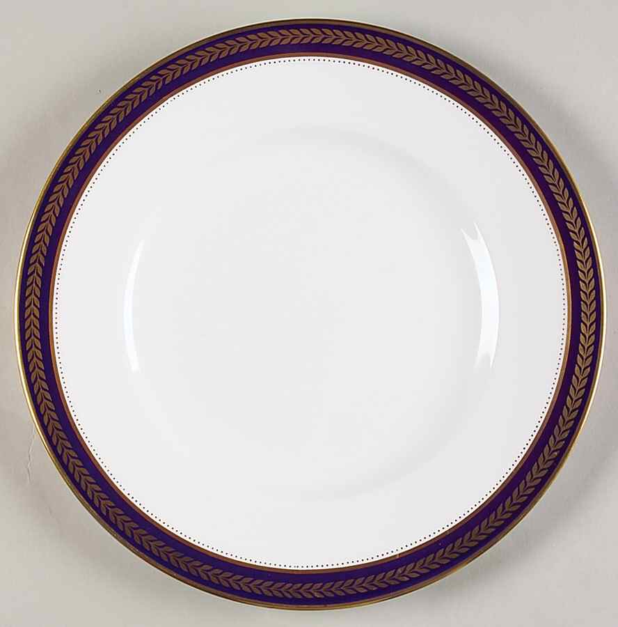 Blue Wheat Luncheon Plate by Coalport-1
