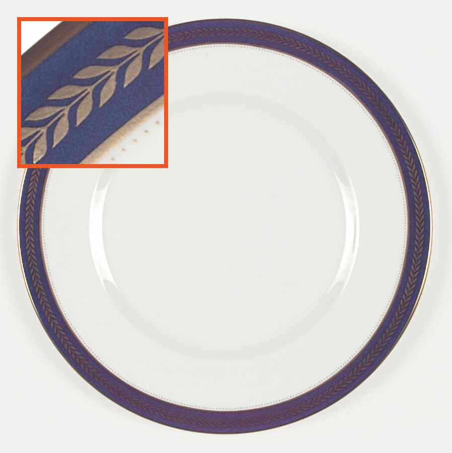 Blue Wheat Dinner Plate by Coalport-1