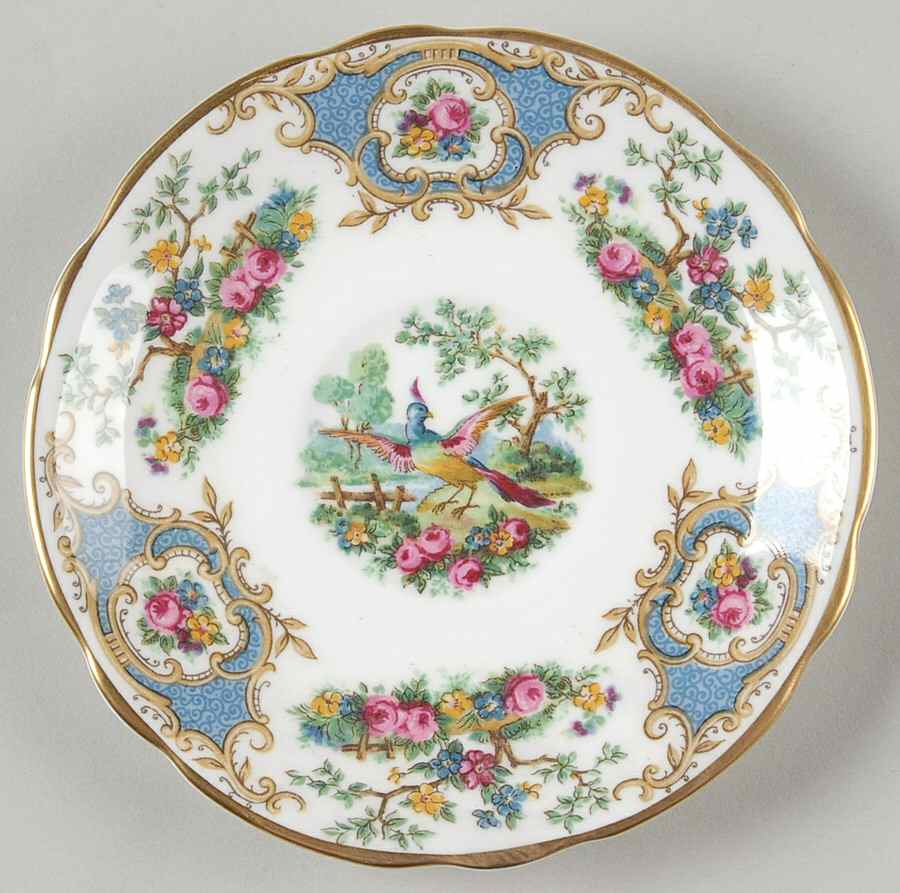 Broadway Blue Saucer for Demitasse Cup by Coalport-1