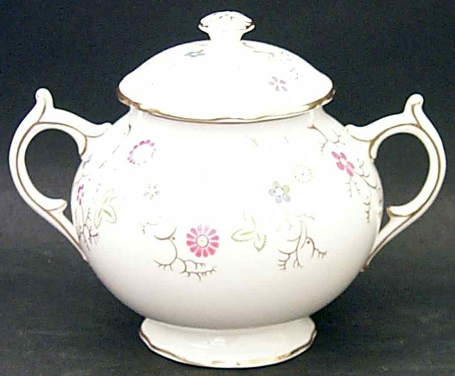 Brookdale  Sugar Bowl & Lid by Coalport-1