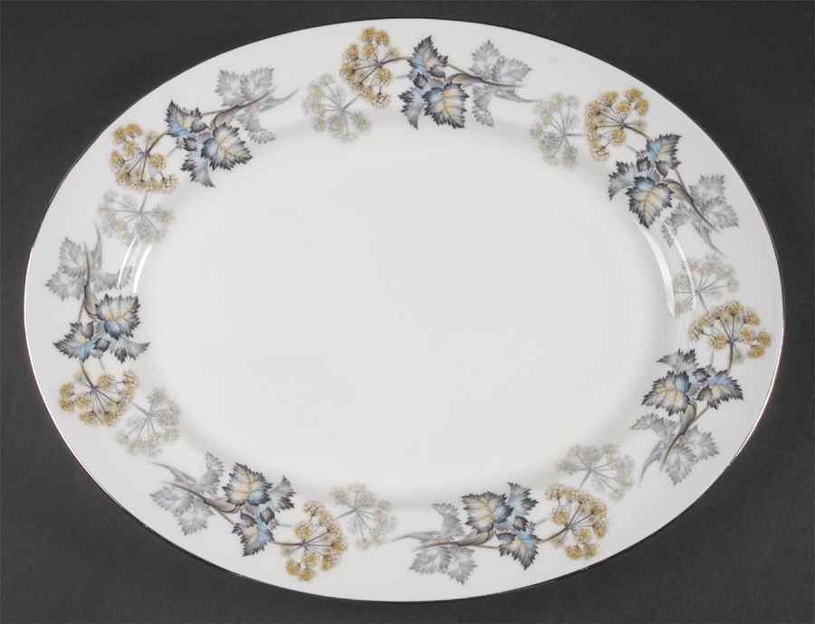 Camelot 14" Oval Serving Platter by Coalport-1