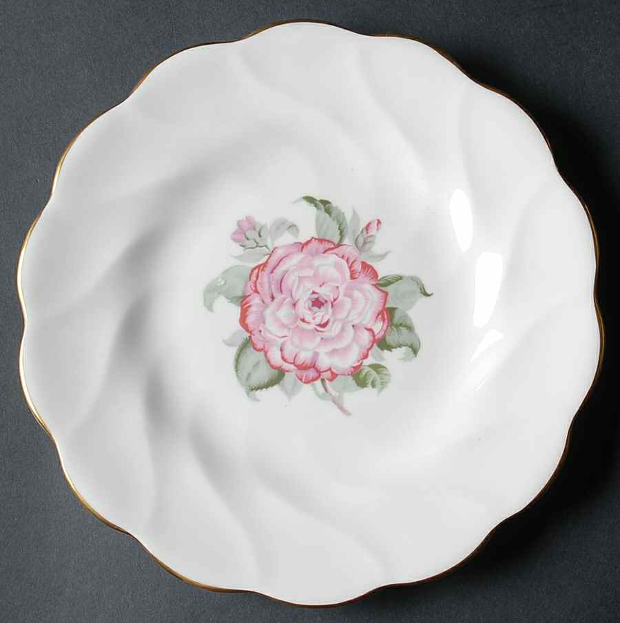 Camellia (Gold Trim) Salad Plate by Coalport-1