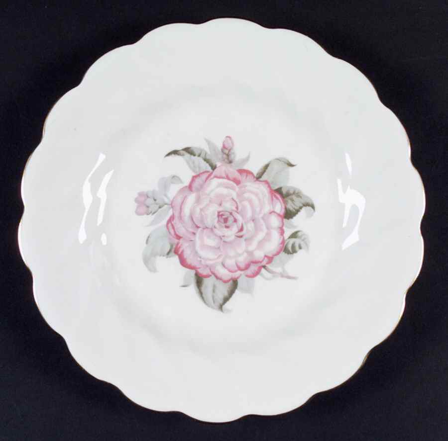 Camellia (Gold Trim) Dinner Plate by Coalport-1