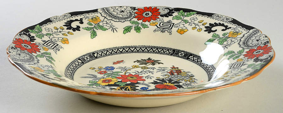 Canton (Cream) Rim Soup Bowl by Coalport-1