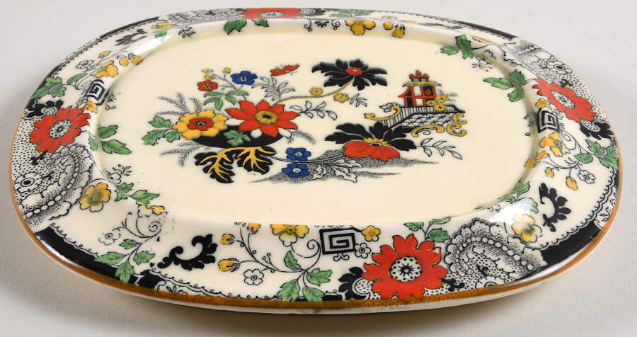 Canton (Cream) Trivet by Coalport-1