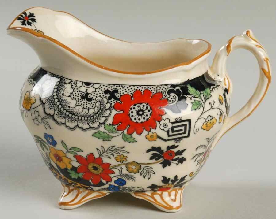 Canton (Cream) Creamer by Coalport-1