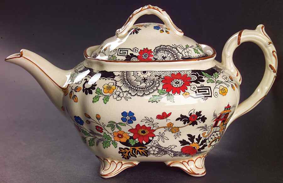 Canton (Cream) Mini Teapot & Lid by Coalport-1