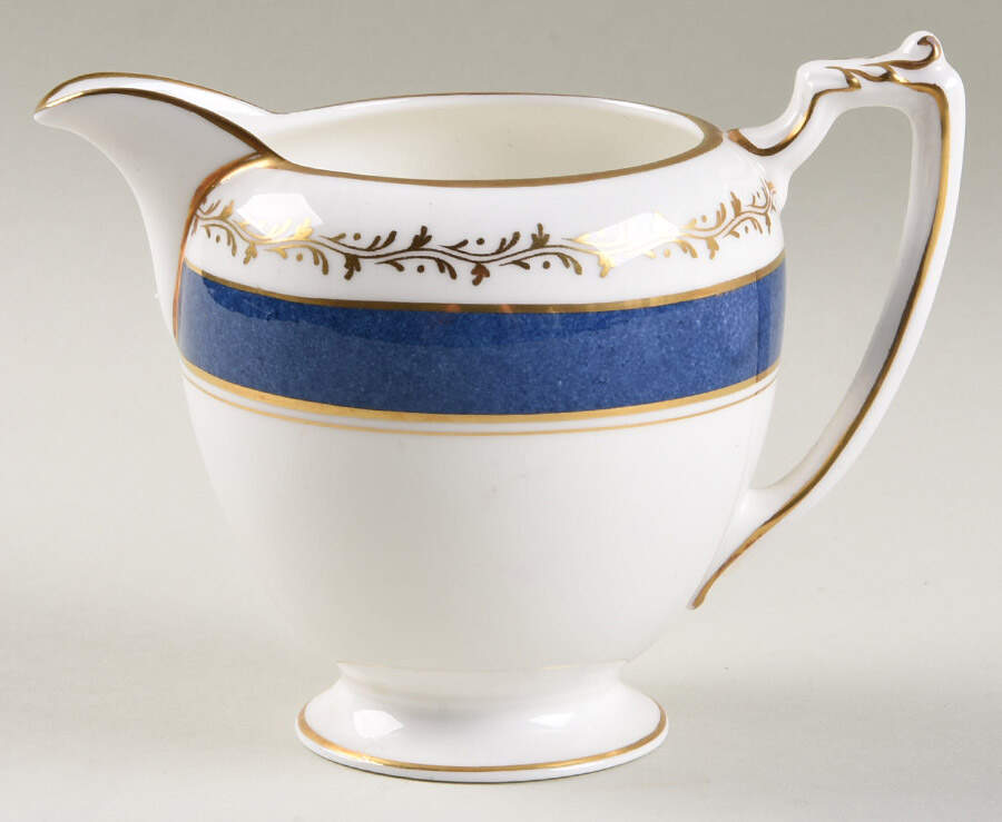 Cardova Cobalt Blue Creamer by Coalport-1