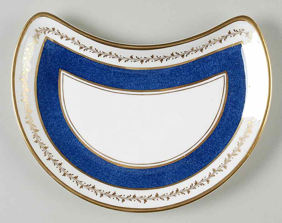 Cardova Cobalt Blue Crescent Salad Plate by Coalport-1