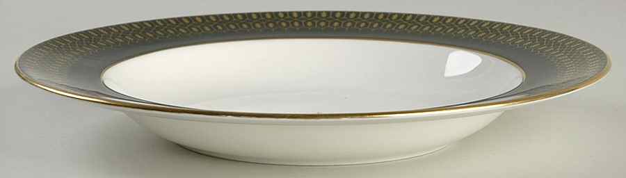Chateau Green (Smooth Edge) Rim Soup Bowl by Coalport-1