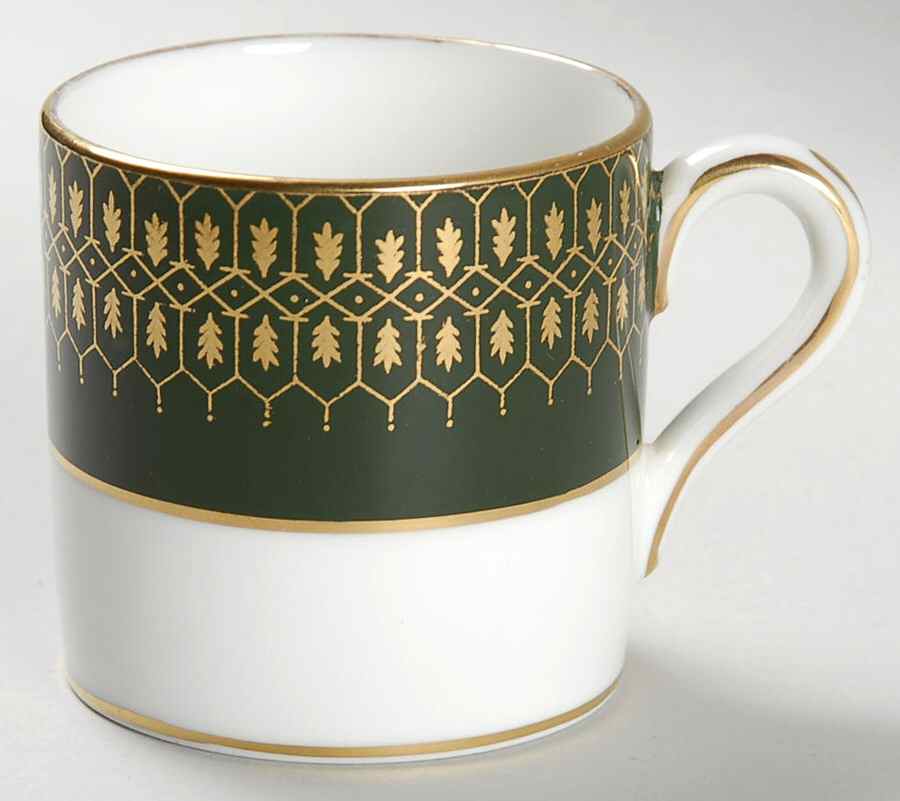 Chateau Green (Smooth Edge) Flat Demitasse Cup by Coalport-1