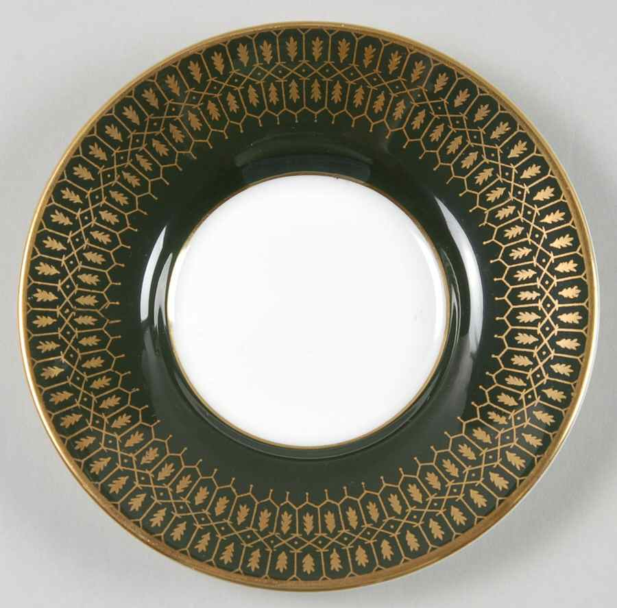 Chateau Green (Smooth Edge) Saucer for Demitasse Cup by Coalport-1