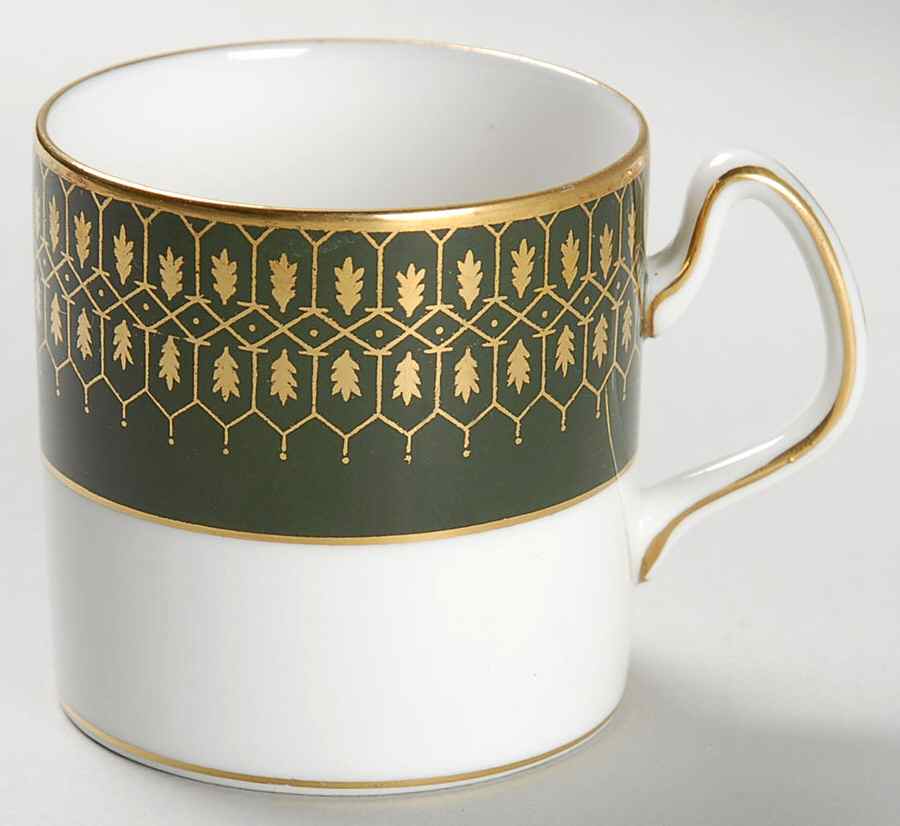 Chateau Green (Smooth Edge) Flat Demitasse Cup by Coalport-1