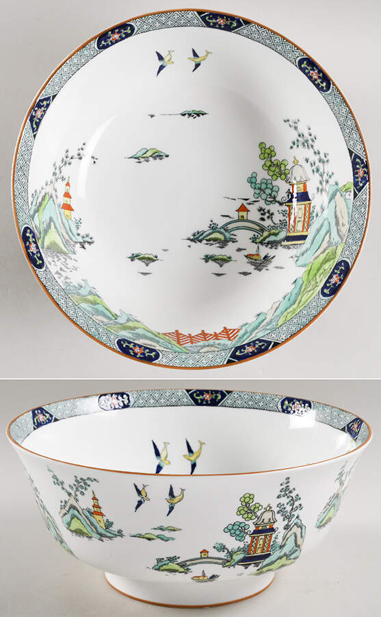 Chinese Willow 10" Oriental Bowl by Coalport-1