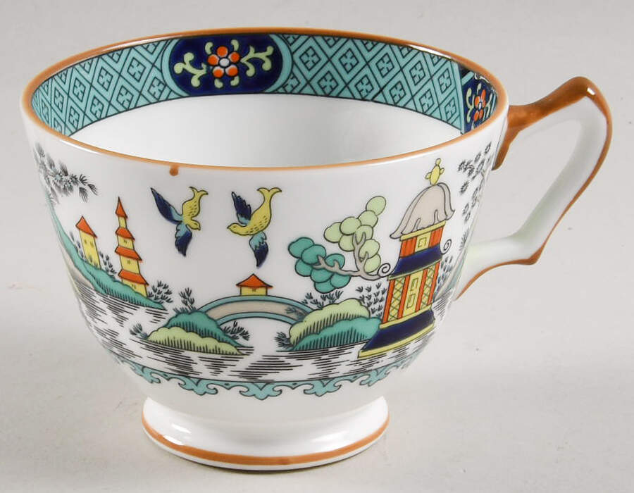 Chinese Willow Footed Cup by Coalport-1