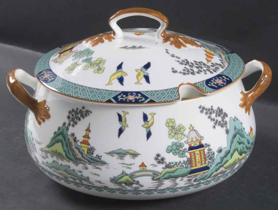 Chinese Willow Tureen &  Lid by Coalport-1