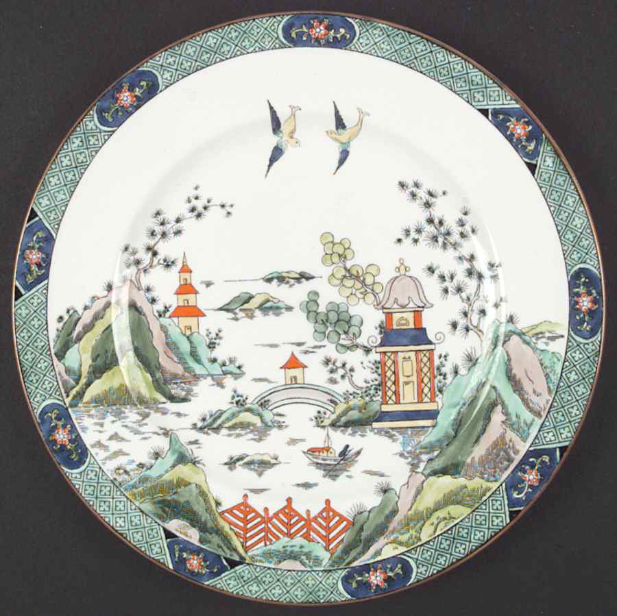 Chinese Willow Dinner Plate by Coalport-1