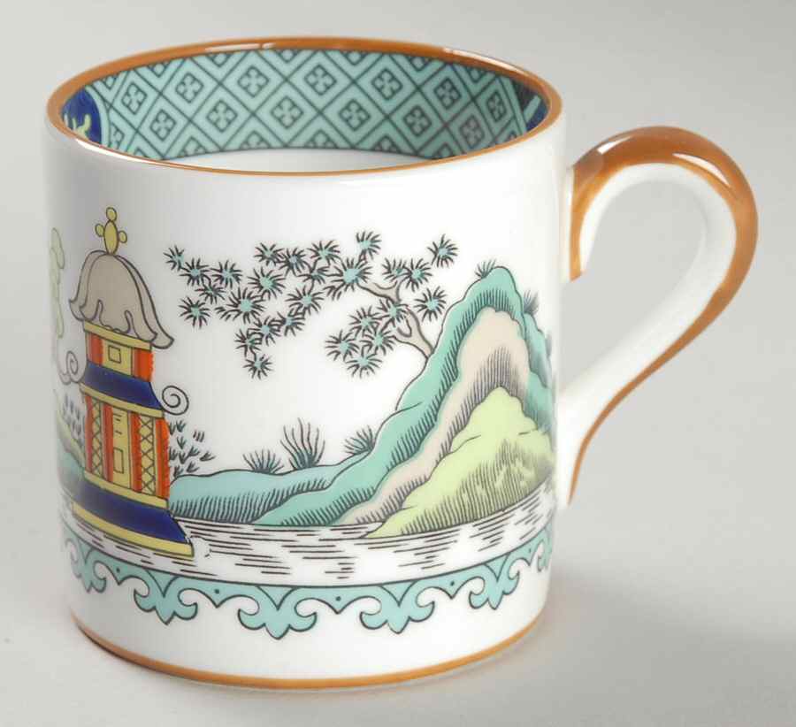 Chinese Willow Flat Demitasse Cup by Coalport-1