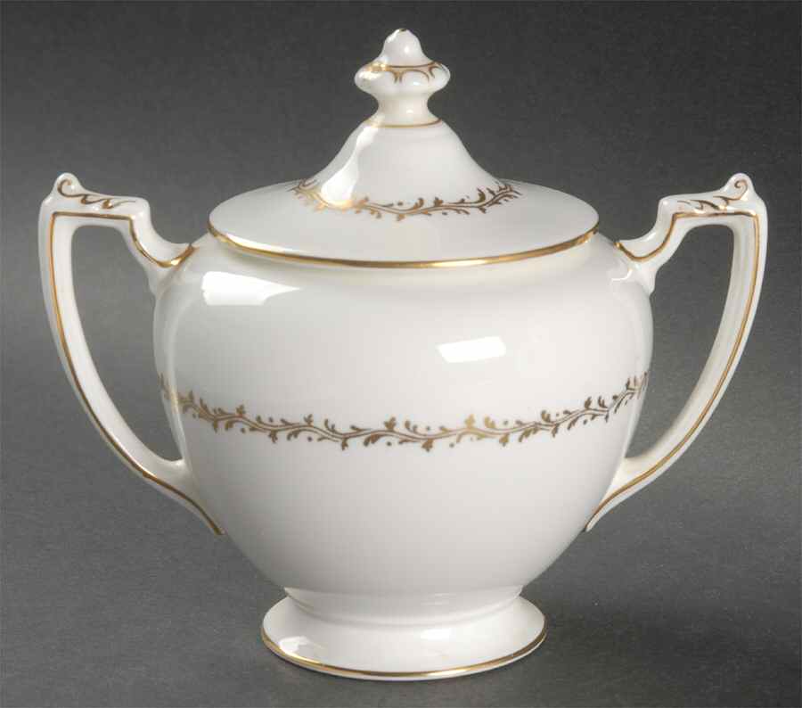 Coronet Sugar Bowl & Lid by Coalport-1