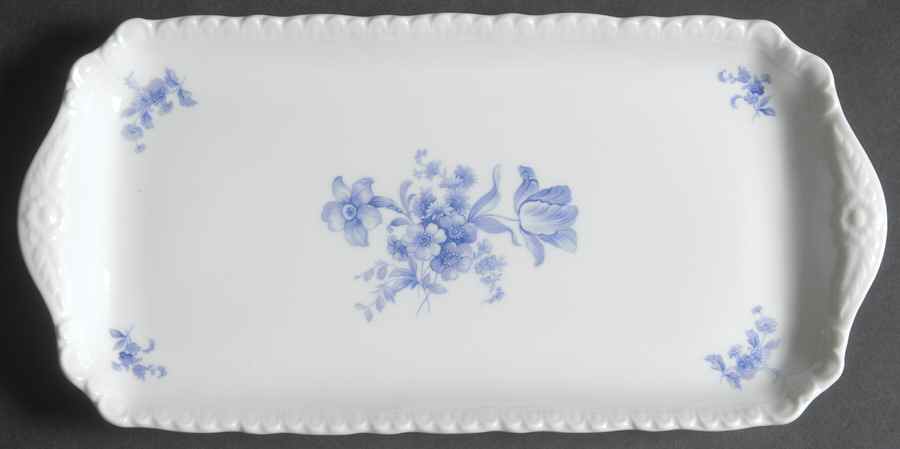 Divinity Blue Large Sandwich Tray by Coalport-1