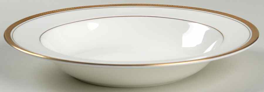 Elite Gold Rim Soup Bowl by Coalport-1