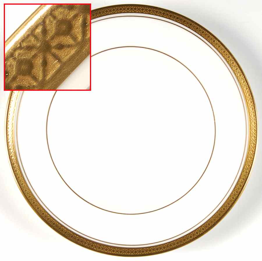 Elite Gold Bread & Butter Plate by Coalport-1