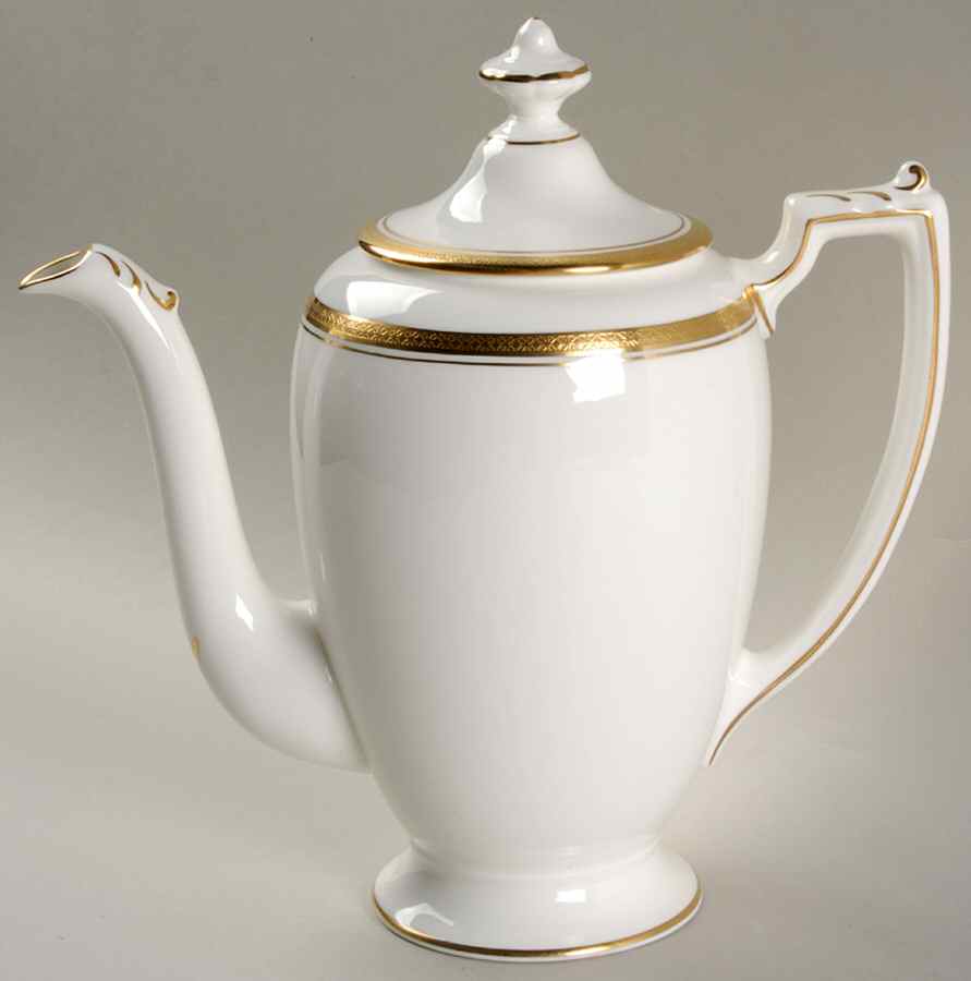 Elite Gold Mini Coffee Pot & Lid by Coalport-1