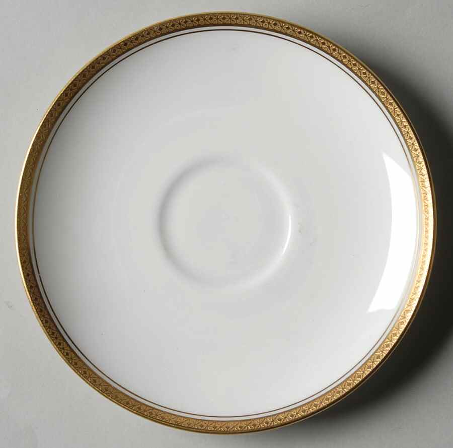 Elite Gold Saucer for Flat Cup by Coalport-1