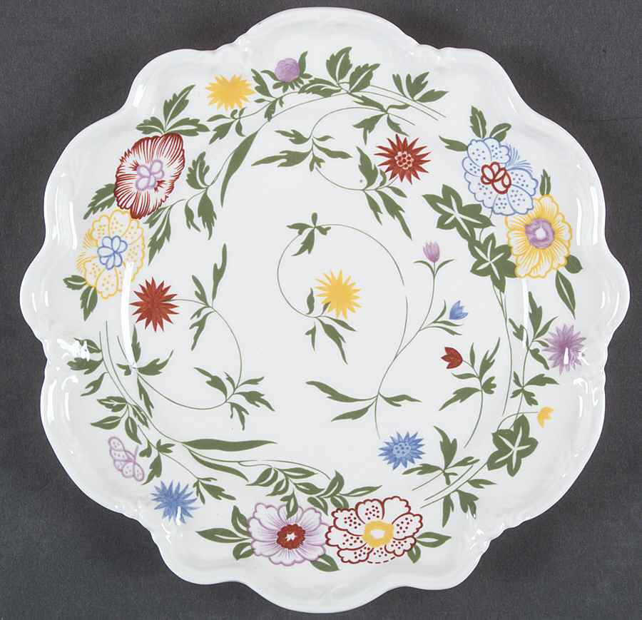 Flourish Sheffield Dessert Plate by Coalport-1