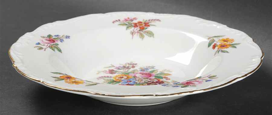 Fragrance (9504, Raised Edge) Rim Soup Bowl by Coalport-1