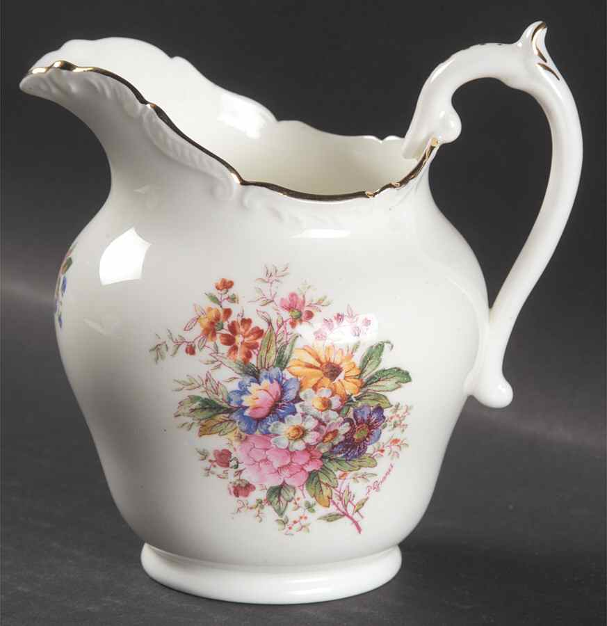 Fragrance (9504, Raised Edge) Creamer by Coalport-1