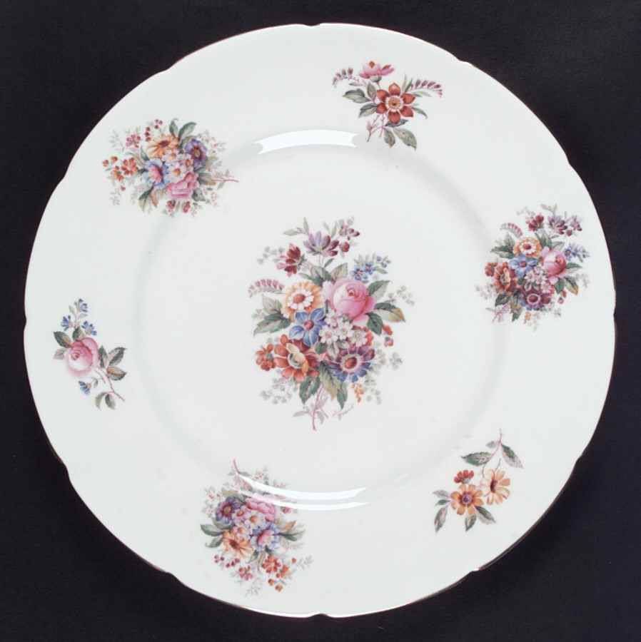 Fragrance (9054, Not Raised, Scalloped) Dinner Plate by Coalport-1