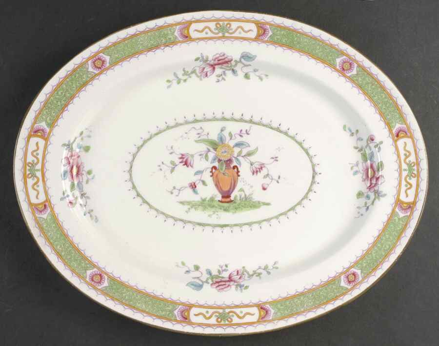 French Noble 14" Oval Serving Platter by Coalport-1