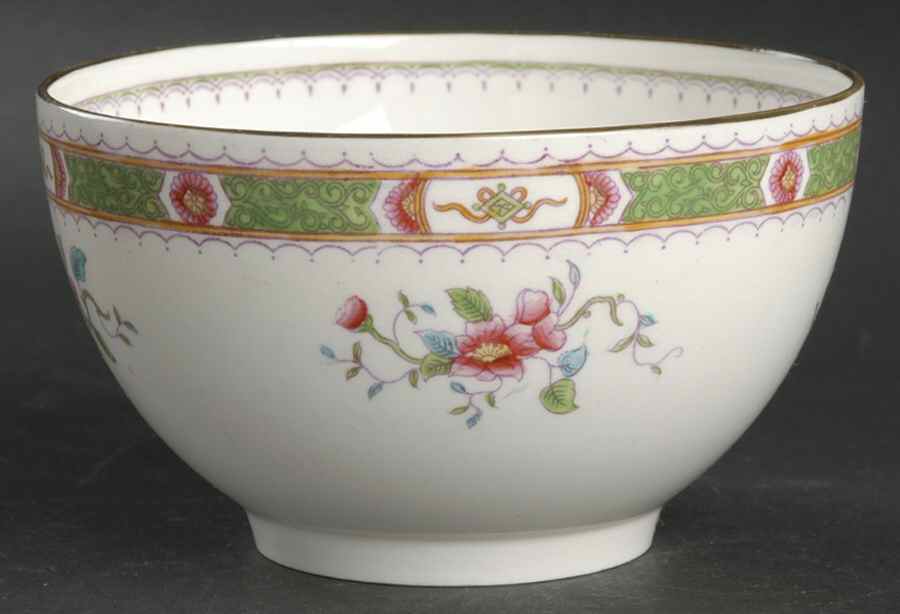 French Noble Cranberry Bowl by Coalport-1