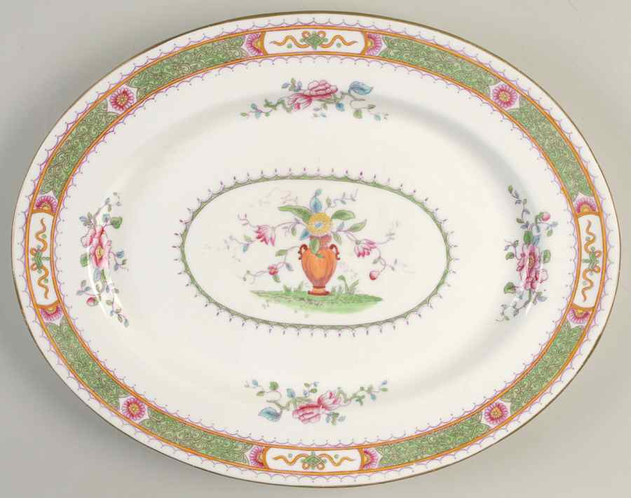 French Noble 13" Oval Serving Platter by Coalport-1