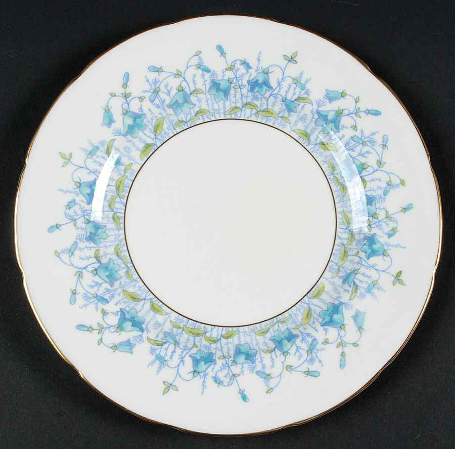 Harebell Turquoise Salad Plate by Coalport-1