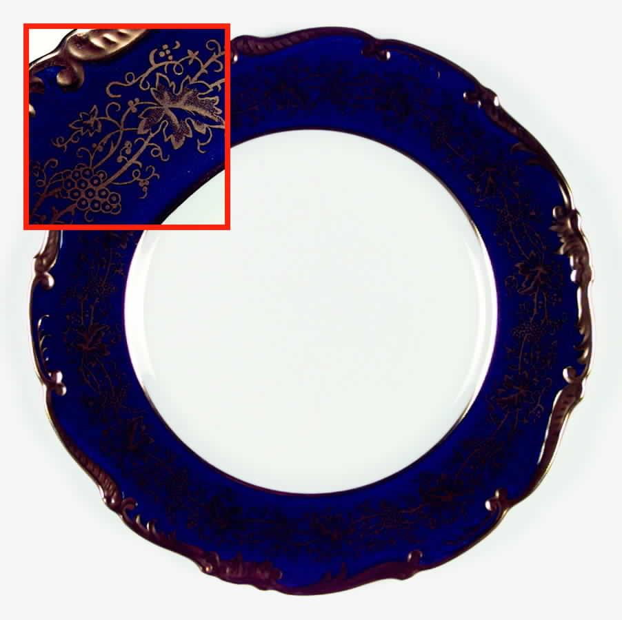 Hazelton Cobalt Blue Dinner Plate by Coalport-1