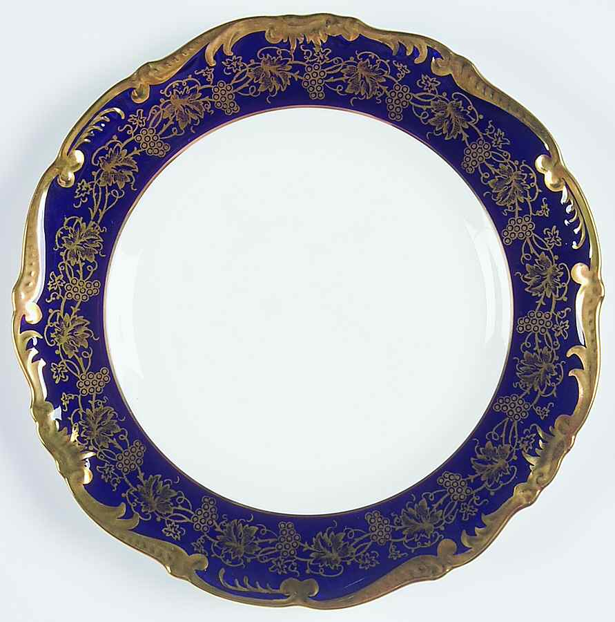 Hazelton Cobalt Blue Salad Plate by Coalport-1