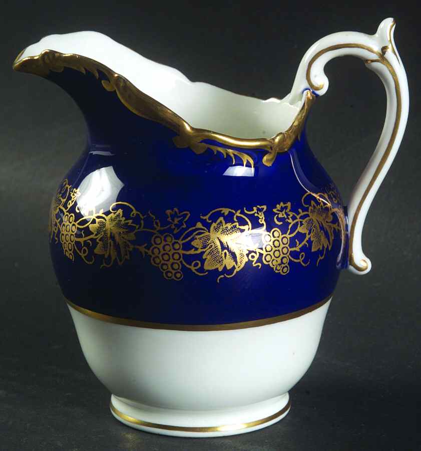 Hazelton Cobalt Blue Creamer by Coalport-1