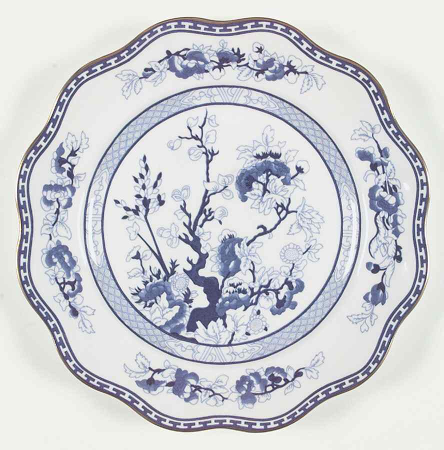 Indian Tree Blue Dinner Plate by Coalport-1
