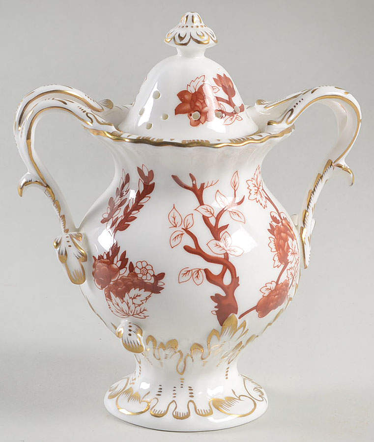 Indian Tree Coral (Scalloped) Potpourri Jar & Lid by Coalport-1