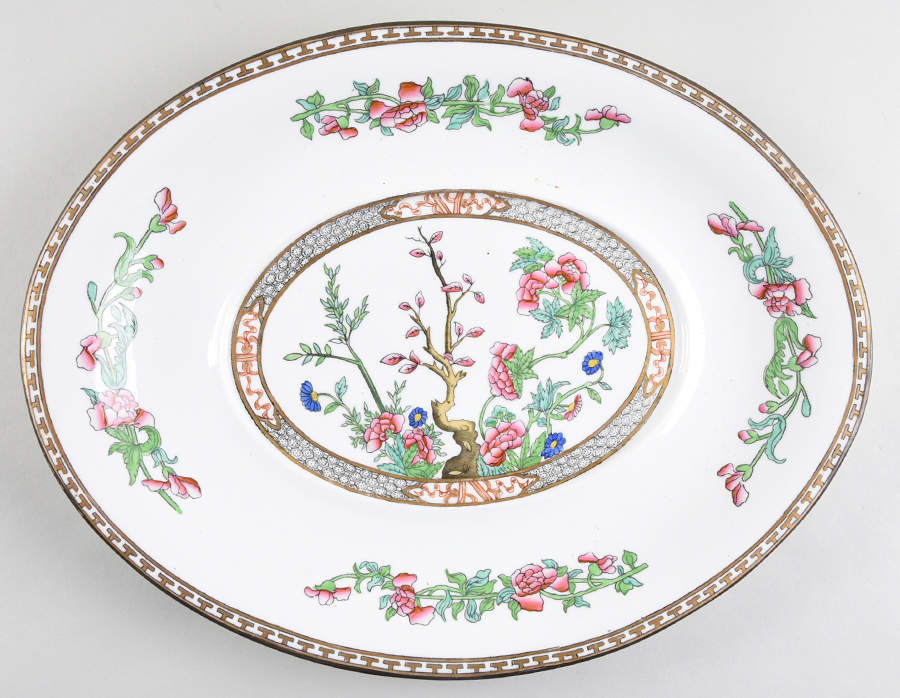 Indian Tree Multicolor (Smooth Edge) Underplate for Oval Tureen by Coalport-1
