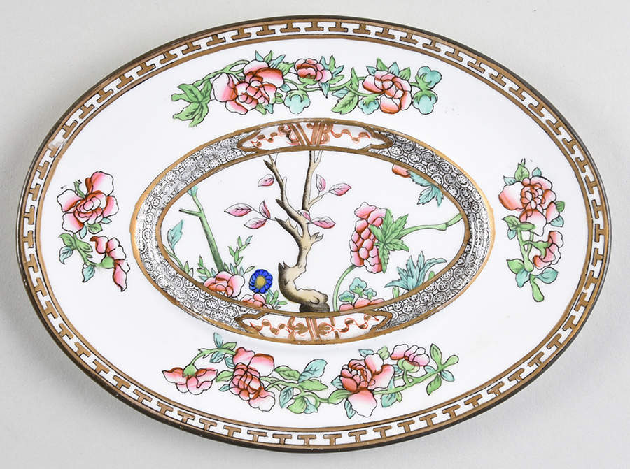 Indian Tree Multicolor (Smooth Edge) Underplate for Sauce Boat by Coalport-1