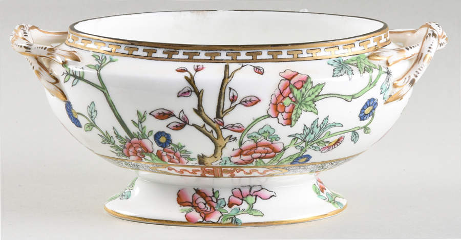 Indian Tree Multicolor (Smooth Edge) Sauce Boat No LId by Coalport-1