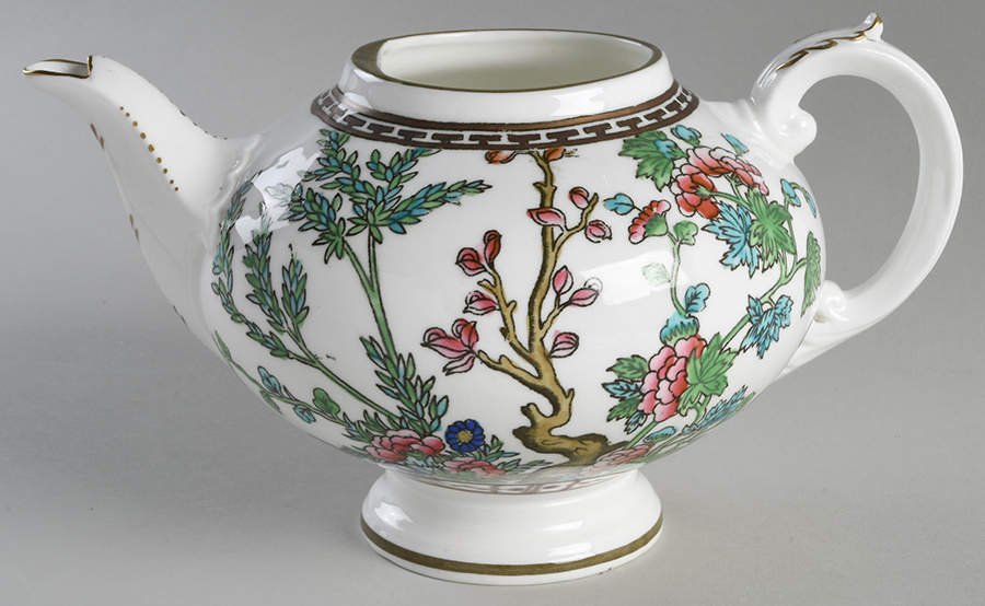 Indian Tree Multicolor (Smooth Edge) Teapot No Lid by Coalport-1