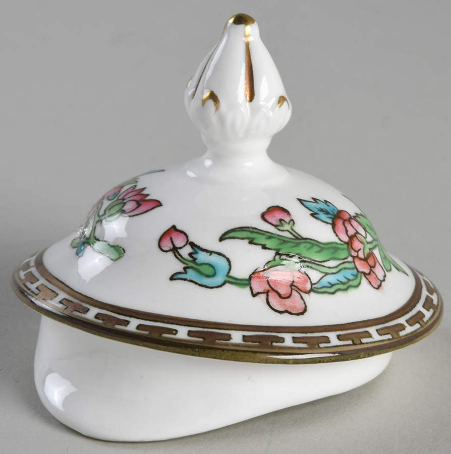 Indian Tree Multicolor (Smooth Edge) Lid for Teapot by Coalport-1