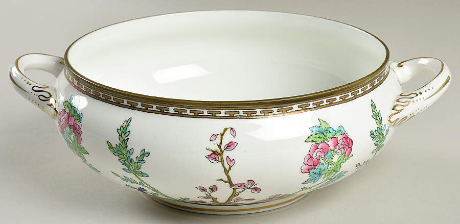 Indian Tree Multicolor (Smooth Edge) Round Vegetable No Lid by Coalport-1
