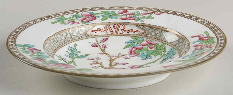 Indian Tree Multicolor (Smooth Edge) Rim Cereal Bowl by Coalport-1
