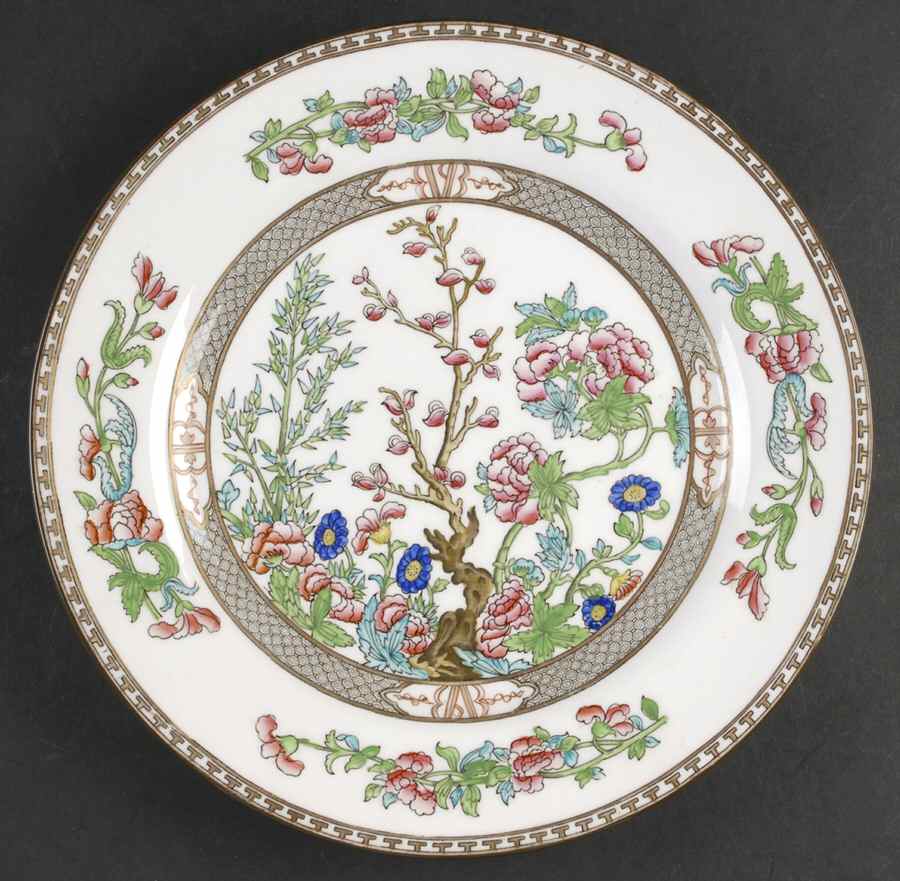 Indian Tree Multicolor (Smooth Edge) 12" Chop Plate (Round Platter) by Coalport-1